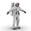 rigged astronauts 3 spacesuit 3d max
