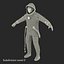 rigged astronauts 3 spacesuit 3d max
