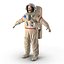 rigged astronauts 3 spacesuit 3d max