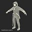 rigged astronauts 3 spacesuit 3d max