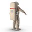 rigged astronauts 3 spacesuit 3d max