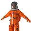 rigged astronauts 3 spacesuit 3d max