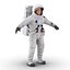 rigged astronauts 3 spacesuit 3d max