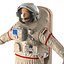rigged astronauts 3 spacesuit 3d max