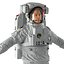 rigged astronauts 3 spacesuit 3d max