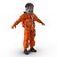 rigged astronauts 3 spacesuit 3d max