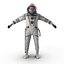 rigged astronauts 3 spacesuit 3d max
