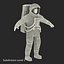 rigged astronauts 3 spacesuit 3d max