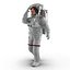 rigged astronauts 3 spacesuit 3d max