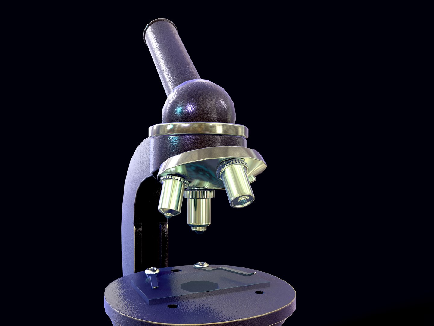 Microscope Of The Times Of The USSR 3D - TurboSquid 1860720