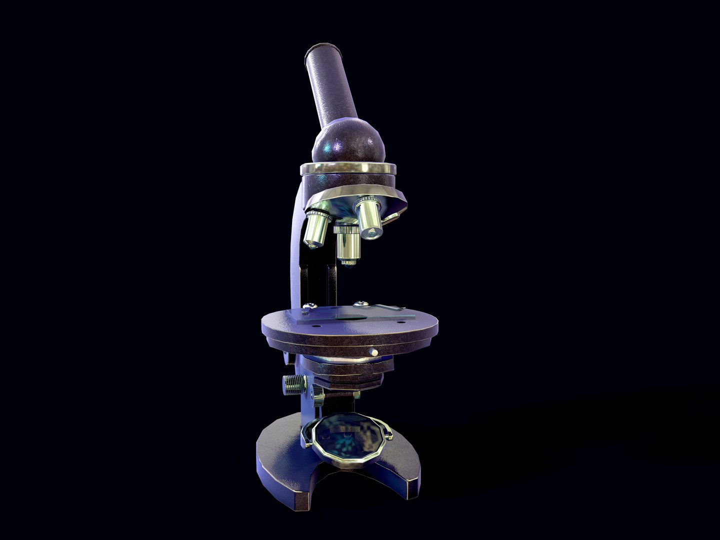 Microscope Of The Times Of The USSR 3D - TurboSquid 1860720