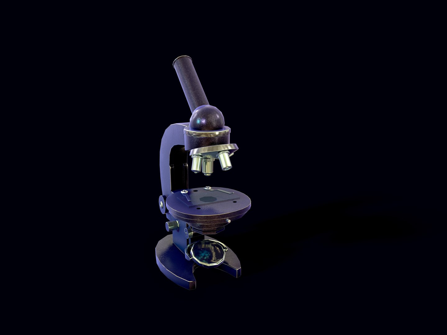 Microscope Of The Times Of The USSR 3D - TurboSquid 1860720