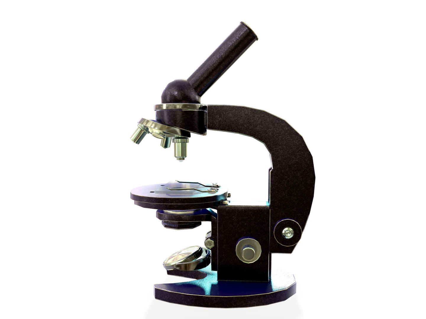 Microscope Of The Times Of The USSR 3D - TurboSquid 1860720