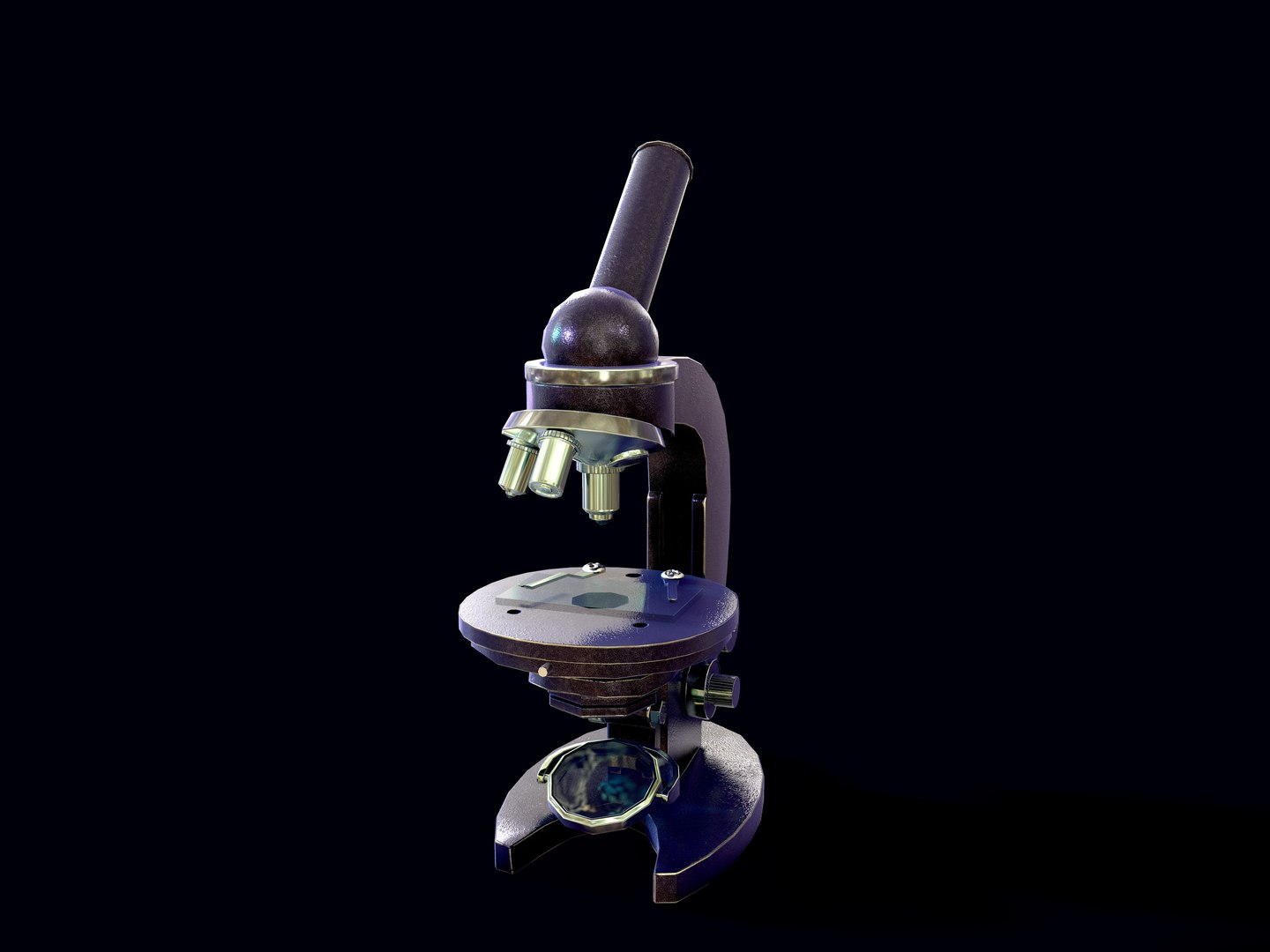 Microscope Of The Times Of The USSR 3D - TurboSquid 1860720
