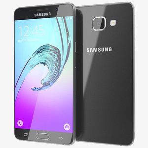 3d realistic samsung galaxy a5 model