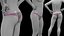 Braguitas de terciopelo para mujer con lunares PBR