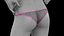 Braguitas de terciopelo para mujer con lunares PBR