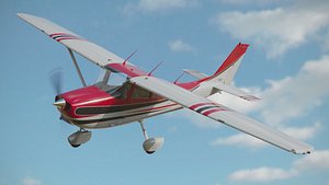 3D Cessna 172 Skyhawk model