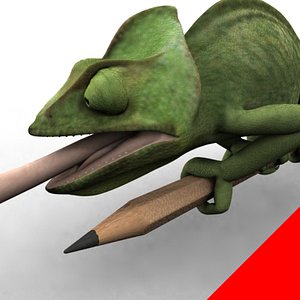 chameleon 3d max