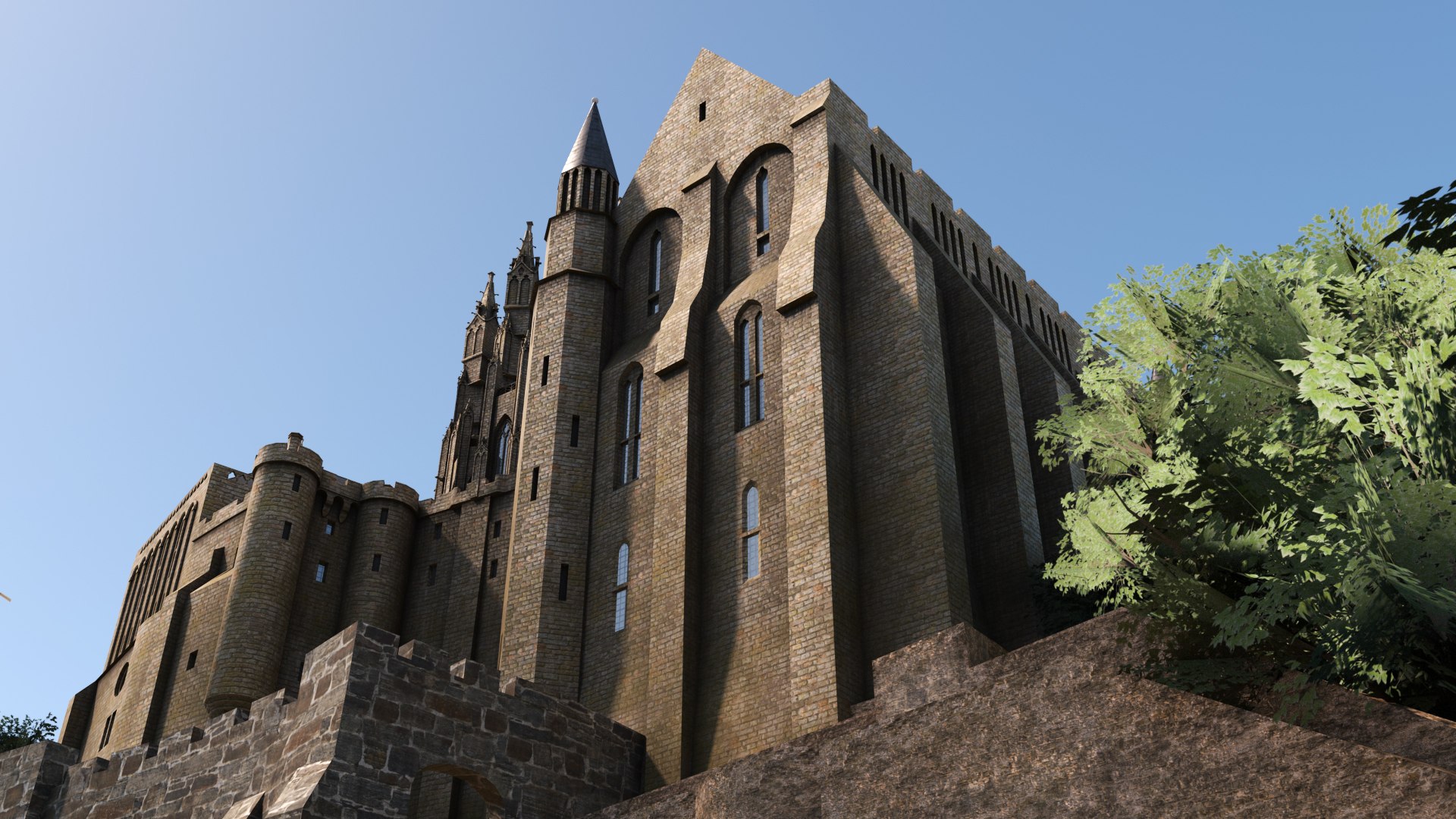 3D Mont Saint Michel model https://p.turbosquid.com/ts-thumb/nz/YGXfaZ/gJ/tt2frame_view05/jpg/1620155379/1920x1080/fit_q87/3c6e255a831efe0adfd282d601bceec6053b610d/tt2frame_view05.jpg