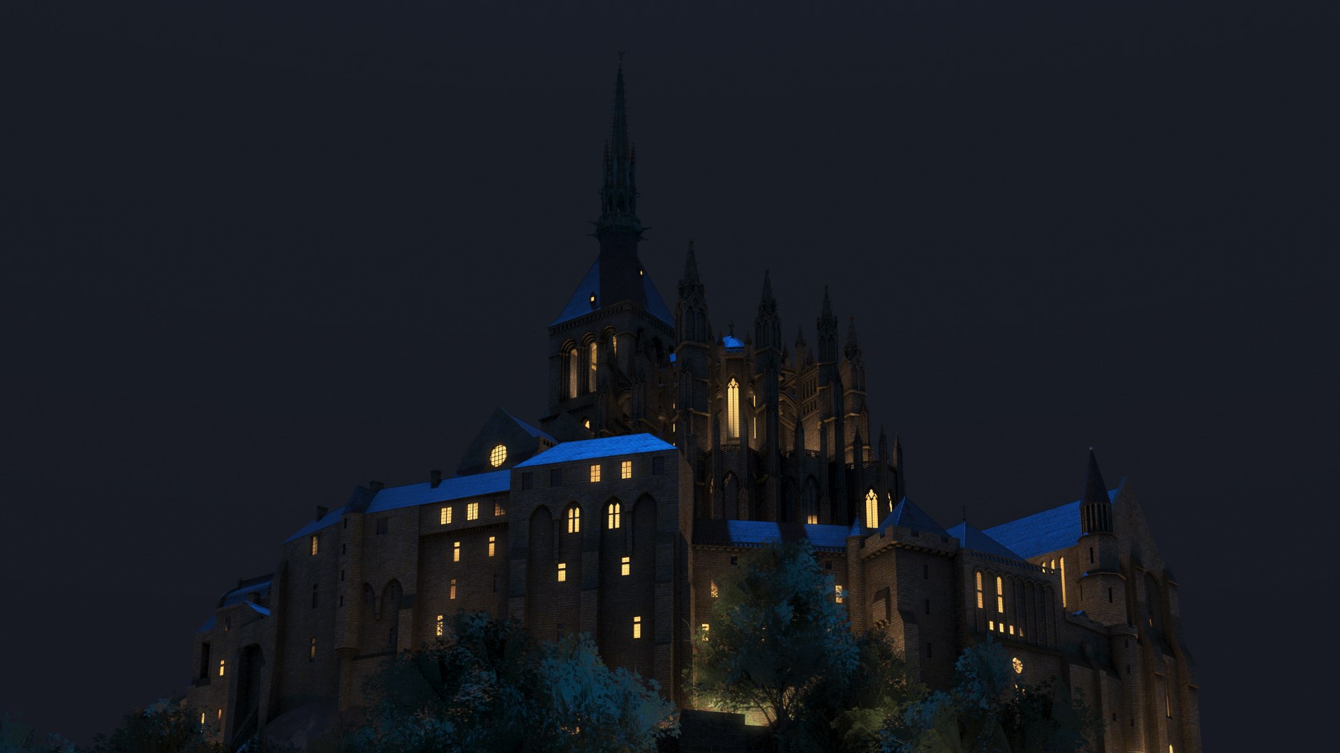 3D Mont Saint Michel model https://p.turbosquid.com/ts-thumb/nz/YGXfaZ/qz/nightframe13/jpg/1620155772/1920x1080/fit_q87/e45b3ab6d870d4a9eb2afd78eff2456c7fdbdd57/nightframe13.jpg
