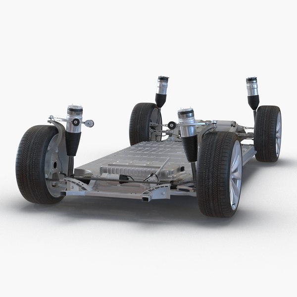 tesla s chassis 2 3d max