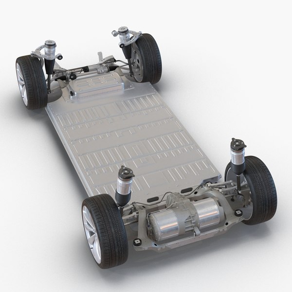 tesla s chassis 2 3d max