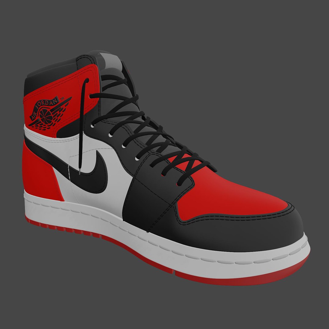3D Jordan 1s Shoe - TurboSquid 2062763