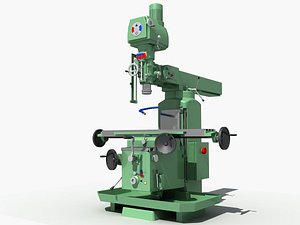 milling machine 3D model