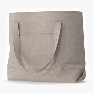 3D Canvas Tote Bag Open