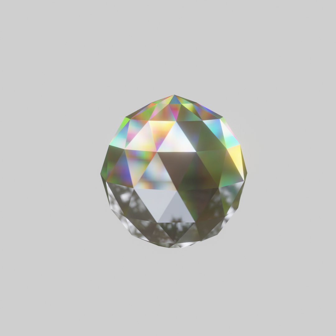 3D model Sphere Cut Diamond TurboSquid 1917346