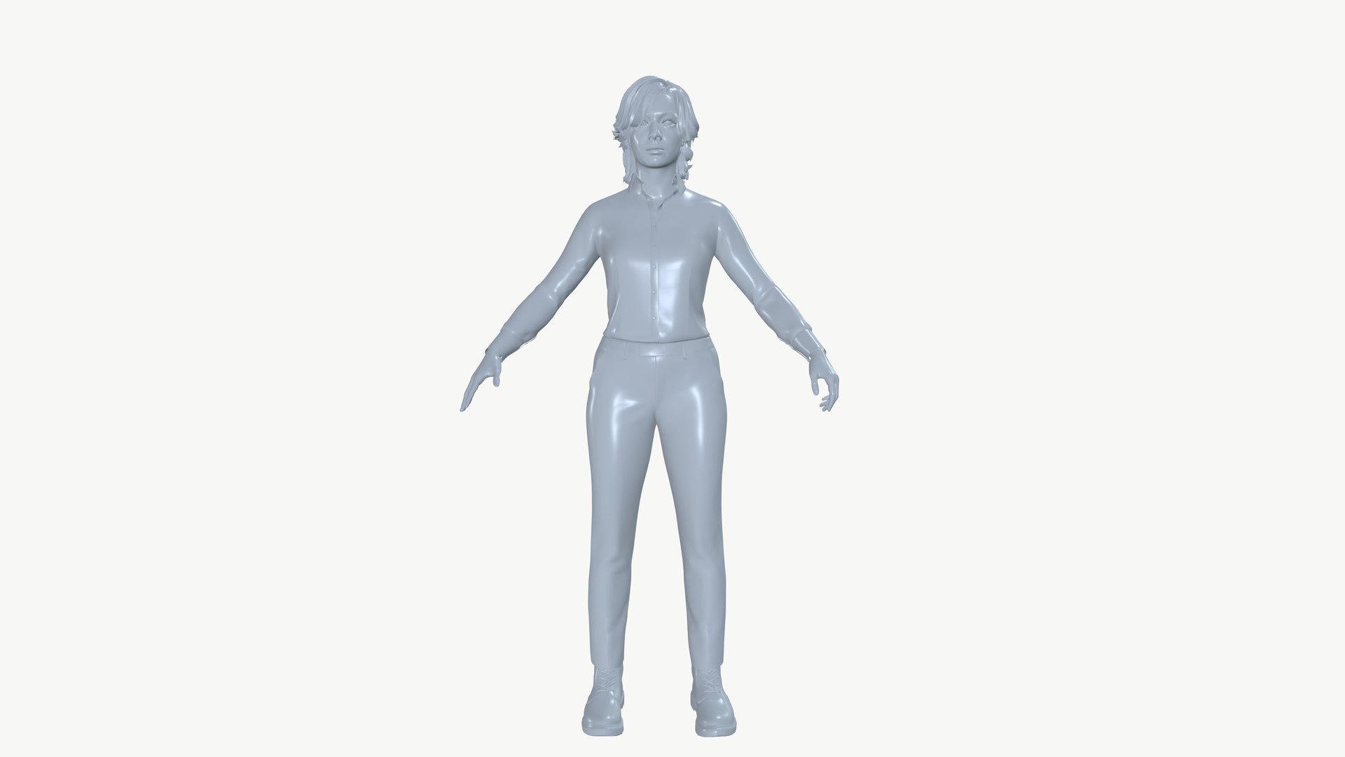 3D Female Character - TurboSquid 2292461