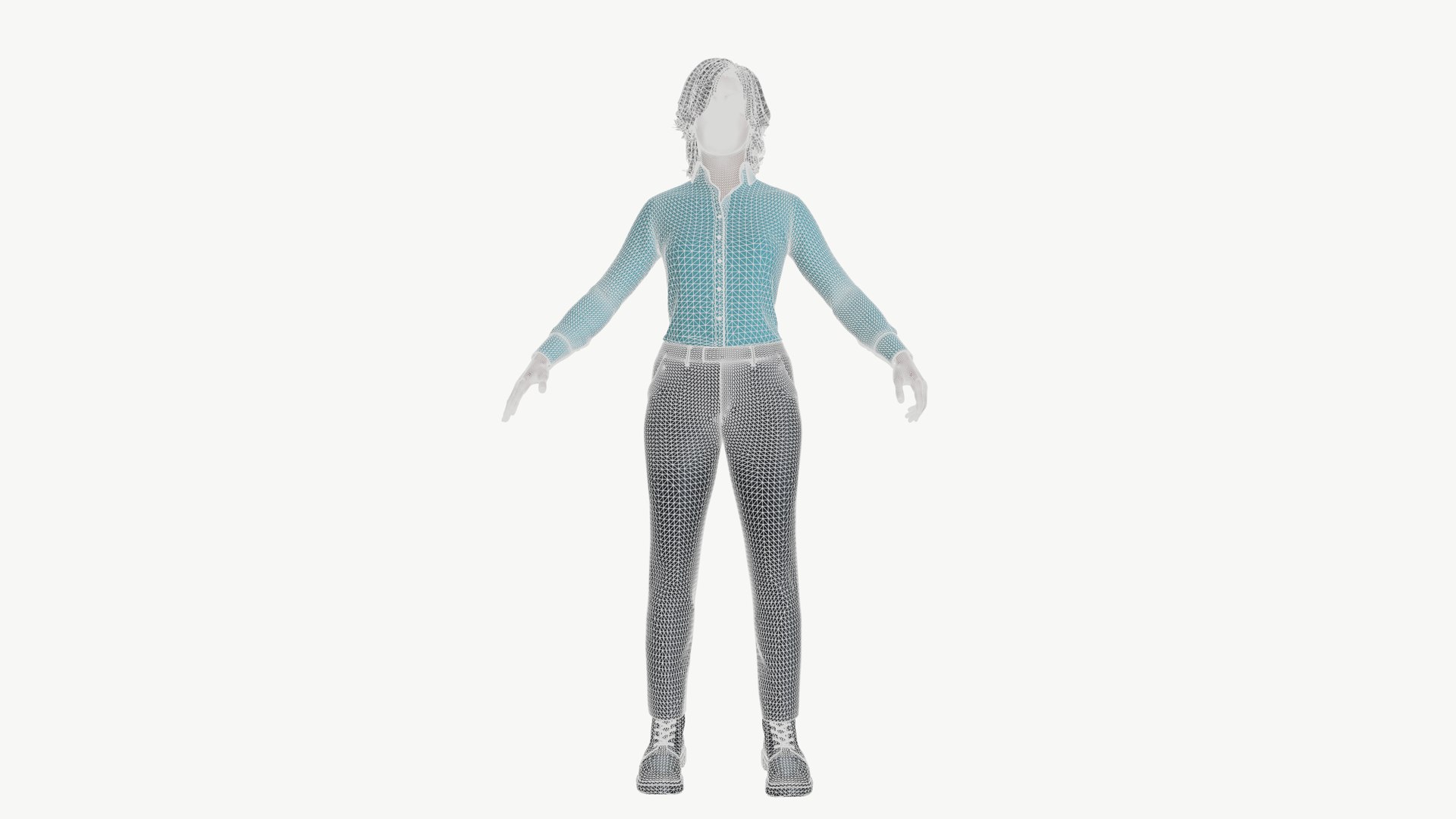 3D Female Character - TurboSquid 2292461