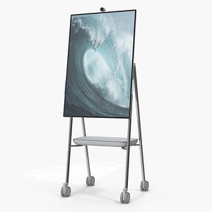 Smart Board Surface Hub 2 Rigged 3D Model