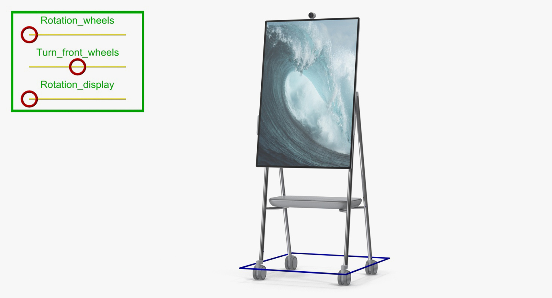 Smart Board Surface Hub 3D Model - TurboSquid 1306748