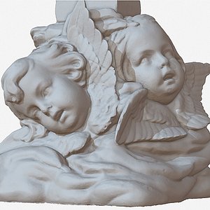 sculpture angel faces 1m 3D