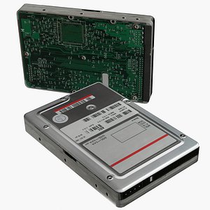 3d model of hard disk
