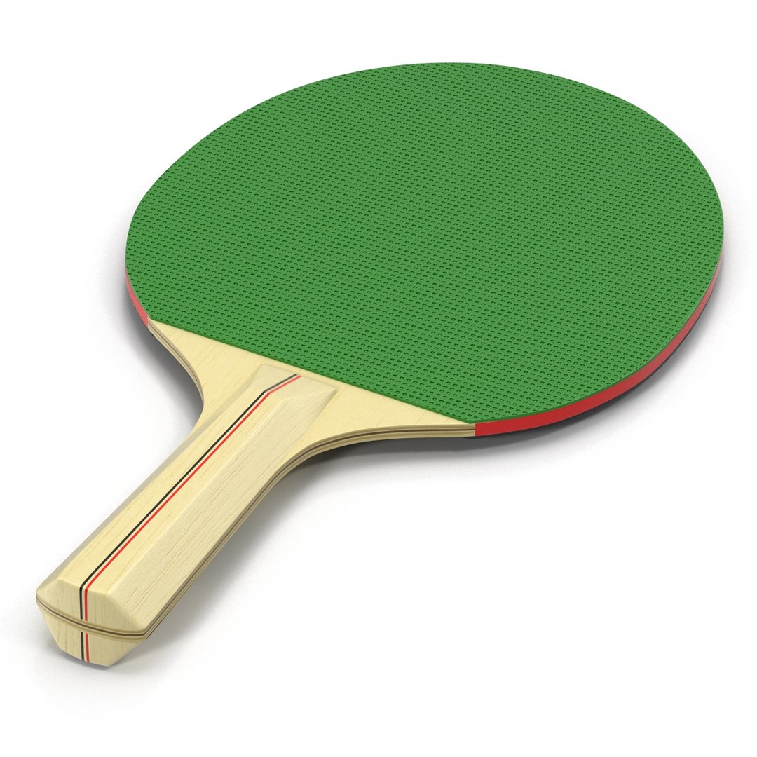 Ping Pong Paddle 3D model preview
