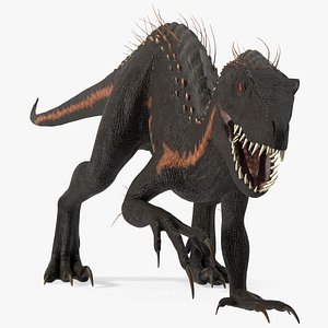 3D Indoraptor Crouching Pose model