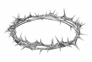 Silver Crown of Thorns PBR