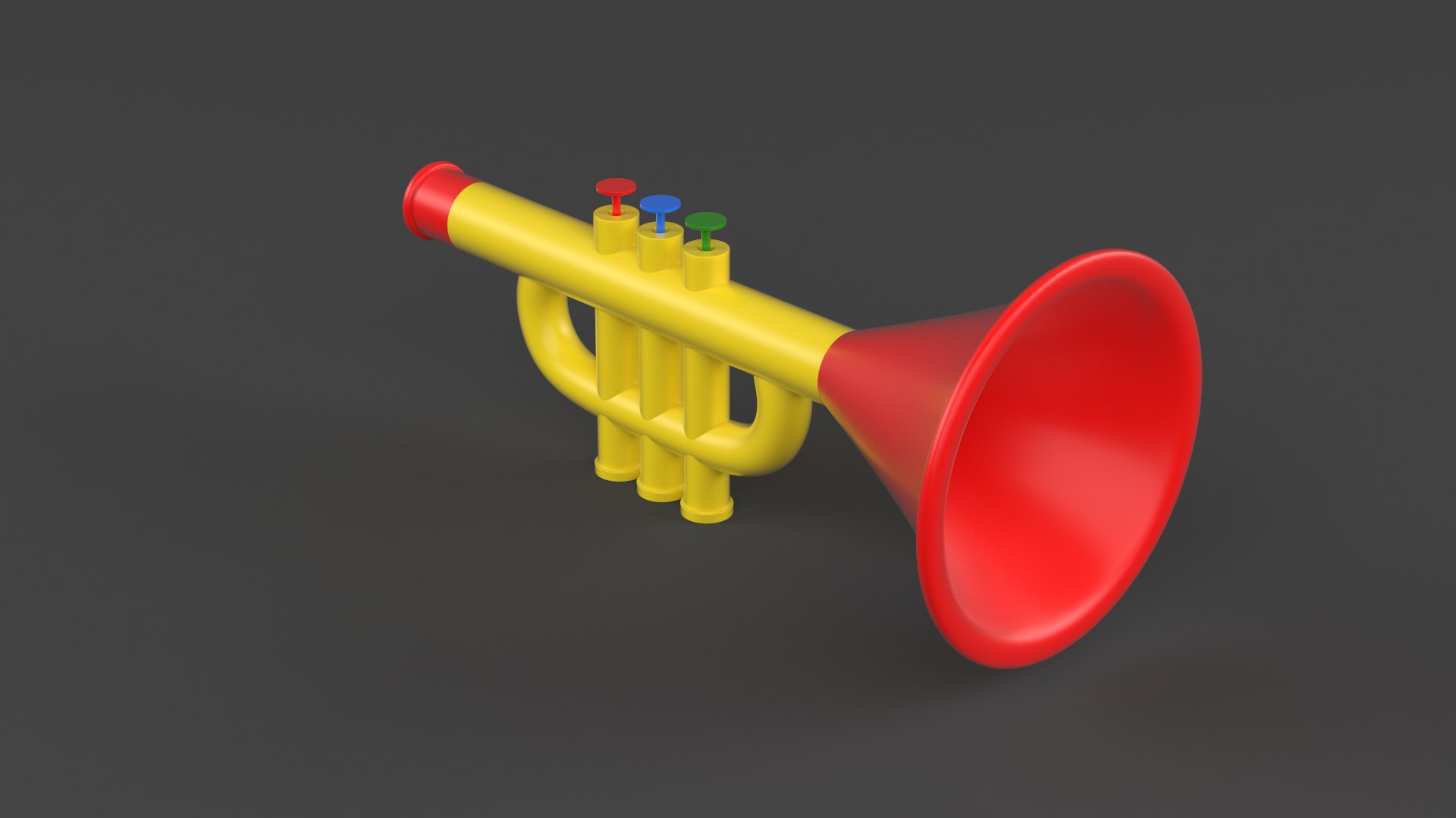 Trumpet Toy 3D Model - TurboSquid 1975834