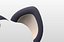 3D Black Cat Ears