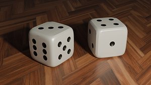 Standard dice 3D model