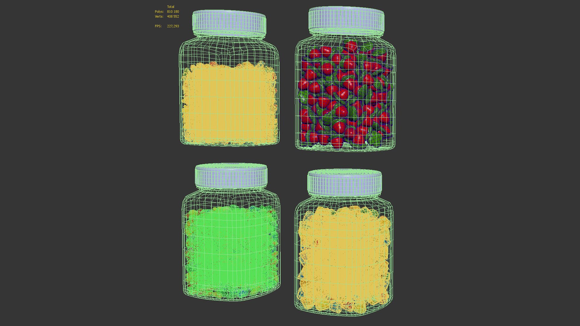 3D Marmalade In Jars - TurboSquid 1973844