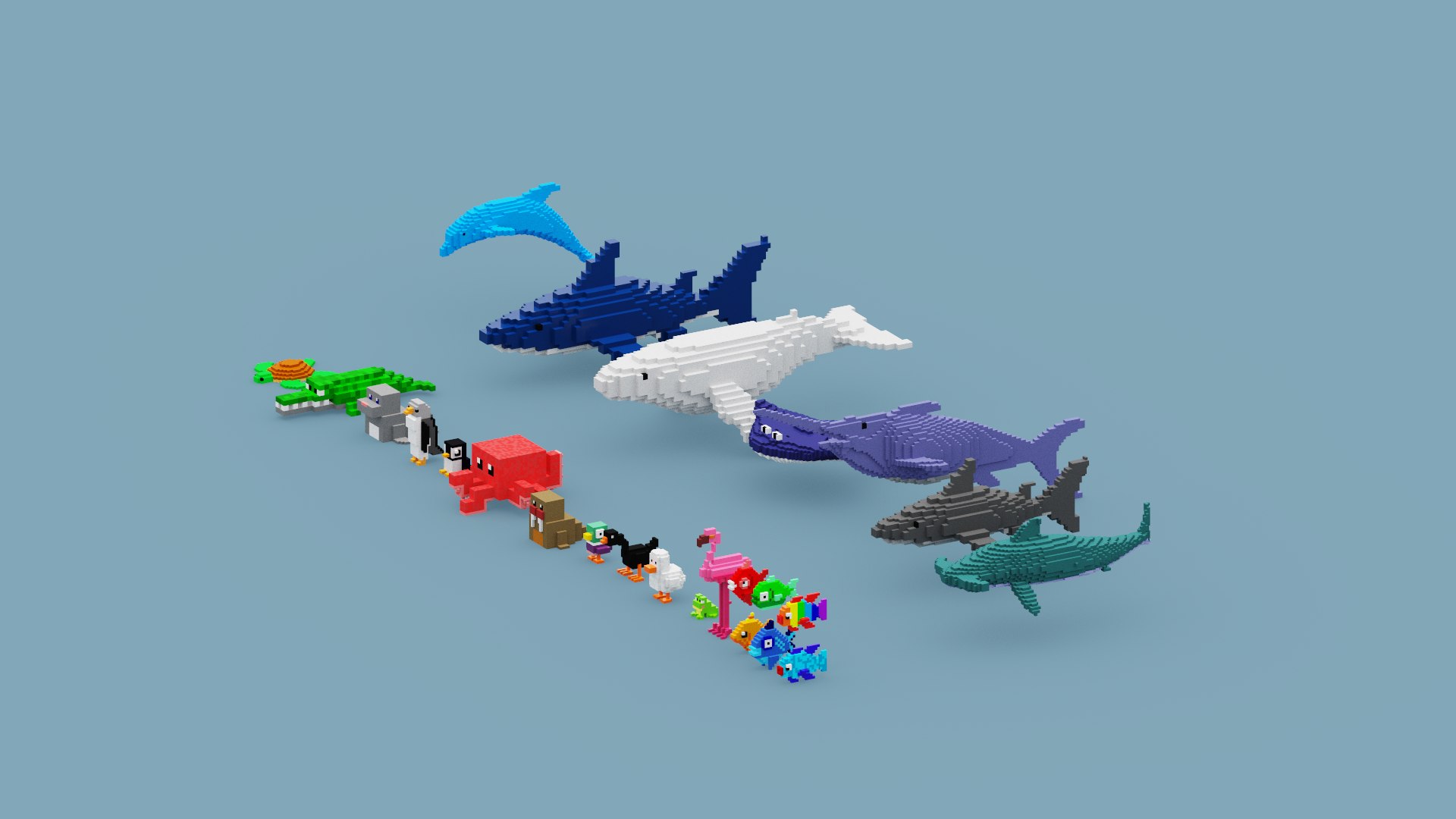 3D Voxel Sea Animals https://p.turbosquid.com/ts-thumb/o0/4FGhMO/bS/spin202307081801250003/png/1688840922/1920x1080/fit_q87/1420ffed892a1400874e42b2aa27011ce5bdba83/spin202307081801250003.jpg