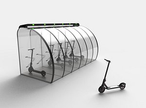 Park bikes 3D