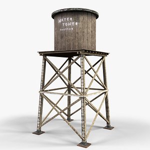 water tower 02 3D model