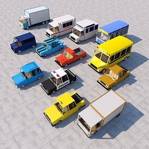 Cartoon car pack