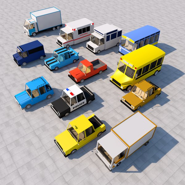 Cartoon car pack