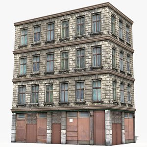 apartment building house 3D